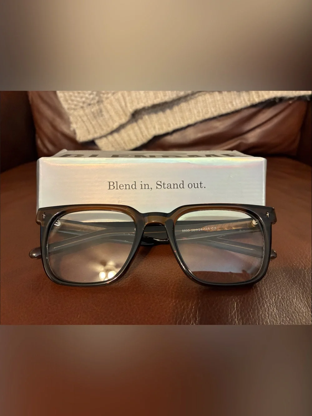 Classic Square Women's Glasses in Dark Tortoiseshell
